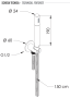 Комплект для душа Remer INOX SS337M317MM, нержавеющая сталь SS337M317MM