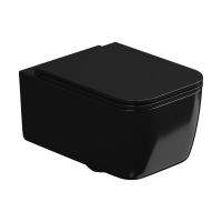 Чаша подвесного унитаза GSG Ceramic Design Brio BRWCSO002, черный глянцевый BRWCSO002