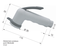 Гигиенический душ Remer 332DPBN 332DPBN