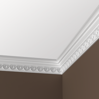 Карниз из полиуретана 1.50.253 Европласт - Плинтус потолочный с рисунком