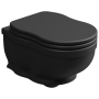 Чаша подвесного унитаза GSG Ceramic Design Time TIWCSO003, черный матовый TIWCSO003