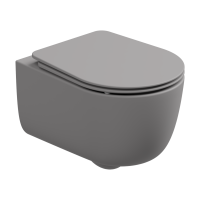 Чаша подвесного унитаза со смывом Smart Clean GSG Ceramic Design Hit! HIWCSO038, Fumo Matt HIWCSO038