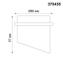 Встраиваемый светильник NovoTech BUTT GU10 50W 370435 SPOT