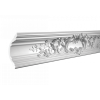 Карниз из полиуретана 1.50.252 Европласт - Плинтус потолочный с рисунком