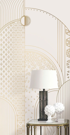 Арт. L562-COL1-GOLD | Панно Lines