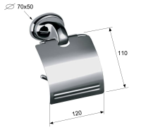Бумагодержатель Remer 900 NV60CR NV60CR