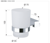 Стакан Remer SQ SQ15CR SQ15CR
