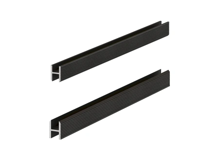 Профиль алюминиевый теневой Laconistiq Dual Черный 22-11-300 3000×8,6×12