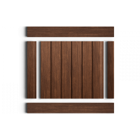 Стеновая панель из дюрополимера HIWOOD LV123N BR396 - 3D Панель