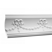 Карниз из полиуретана 1.50.120 Европласт - Плинтус потолочный с рисунком