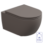 Чаша подвесного унитаза со смывом Smart Clean GSG Ceramic Design Like LKWCSO029, Tortora Matt LKWCSO029