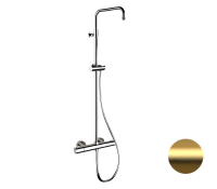 Душевая система термостатическая Remer Elegance EQ32ASSDBG, золото брашированное EQ32ASSDBG