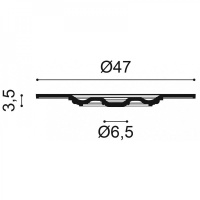 R17 Розетка потолочная с рисунком Orac Decor из полиуретана - Орнаментальная розетка