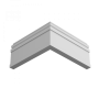 Плинтус напольный из ЛДФ Ultrawood  Base 0019 (2440 x 66 x 12 мм.)