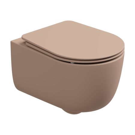 Чаша подвесного унитаза со смывом Smart Clean GSG Ceramic Design Hit! HIWCSO032, Cipria Matt HIWCSO032