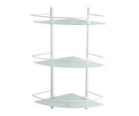K-3133WHITE Полка стеклянная тройная