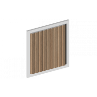 Стеновая панель из дюрополимера HIWOOD LV124 BR417 - 3D Панель