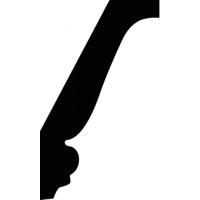 Карниз из полиуретана 1.50.191 Европласт - Плинтус потолочный с рисунком