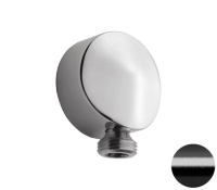 Шланговое подключение для душа Remer 309LCFP, черный брашированный хром 309LCFP