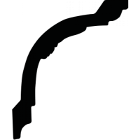 Карниз из полиуретана 1.50.183 Европласт - Плинтус потолочный с рисунком