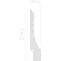 Плинтус напольный из дюрополимера HIWOOD L1606