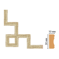 Декоративный угловой элемент  165-3-127