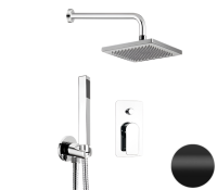 Душевая система Remer Infinity I09S08ONO, черный матовый I09S08ONO