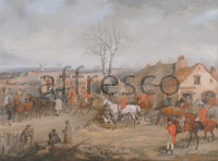 Картина: Henry Thomas Alken, Hunting Scene The Meet