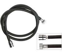 Шланг для душа ПВХ 120 см Remer 332CNNY120, черный 332CNNY120