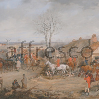 Картина: Henry Thomas Alken, Hunting Scene The Meet