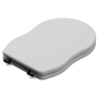 Крышка с сиденьем для подвесного унитаза с микролифтом GSG Ceramic Design Time TICOPRCCCR001, белый матовый TICOPRCCCR001