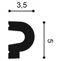 P8060  Молдинг Orac Decor из полиуретана - Молдинг декоративный