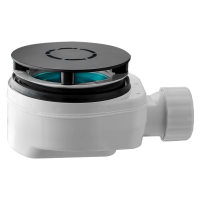 Сифон для душевого поддона OMP Tea Aloha 6261.086.6.X, черный матовый 6261.086.6.X