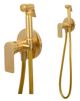 Гигиенический душ со смесителем Remer Infinity I65BG, золото брашированное I65BG
