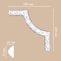 Угол DECOMASTER DP-8052B (200*200*20мм)