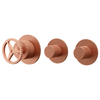 Смеситель для душа Remer Chrono CH98D2PWBRP, медь брашированная CH98D2PWBRP