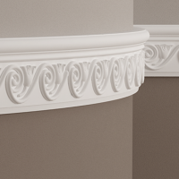 Молдинг гибкий из полиуретана 1.51.350 Европласт - Декоративный молдинг с рисунком