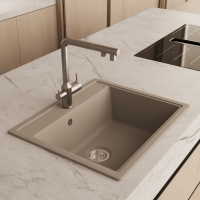 Кухонная мойка ABBER Quarz AQ2902S песочный