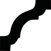 Карниз из полиуретана 1.50.141 Европласт - Плинтус потолочный