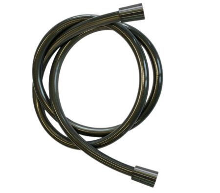 Шланг для душа ПВХ 150 см Remer 332CN2G150CFP, черный брашированный хром 332CN2G150CFP