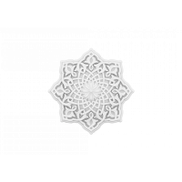 Розетка потолочная с рисунком  1.56.501 из полиуретана Европласт - Орнаментальная розетка