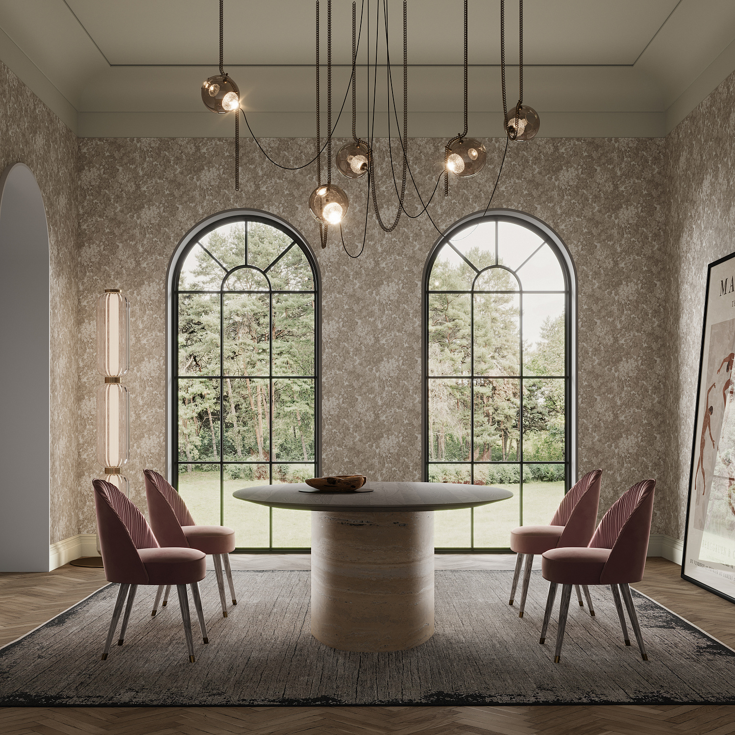 Новинка в ассортименте: флизелиновые обои и панно Loymina «Шервуд»