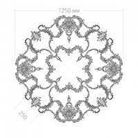 Розетка RODECOR 87018rc потолочная из полимерного гипса - Готовое решение Rodecor из элементов