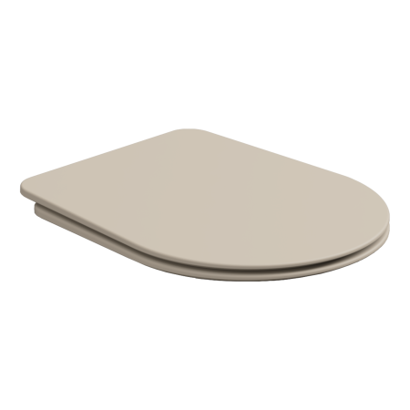 Крышка с сиденьем для подвесного унитаза с микролифтом GSG Ceramic Design Hit! HICOPRSLTICR034, Sabbia Matt HICOPRSLTICR034