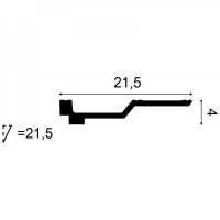 C354 Карниз Orac Decor из полиуретана - Плинтус потолочный