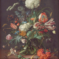Картина: Jan Davidsz de Heem, Vase of Flowers