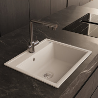 Кухонная мойка ABBER Quarz AQ2902W белый