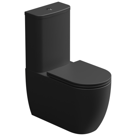 Чаша напольного унитаза GSG Ceramic Design Like LKMBL003P, черный матовый LKMBL003P
