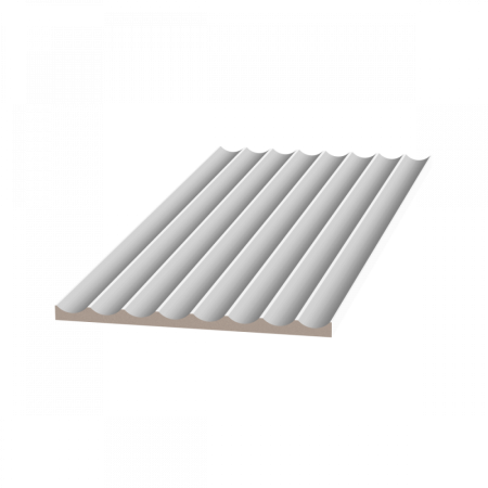 Стеновая панель из ЛДФ Ultrawood арт. UW 12 i (2000 х 240 х 13 мм) - 3D панель