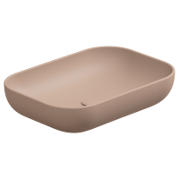 Раковина накладная 60x42 см GSG Ceramic Design Easy EALAVRE60032, Cipria Matt EALAVRE60032